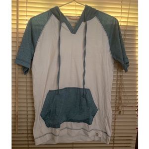 Beautiful free Planet lightweight hoodie two tone